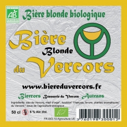 Biere du Vercors bio Blonde